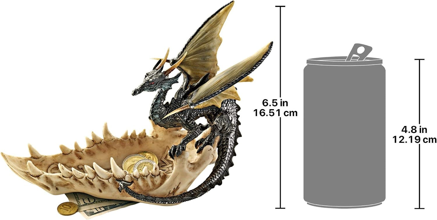 Quijada de Dragón para Plato de Ofrenda en Cerámica