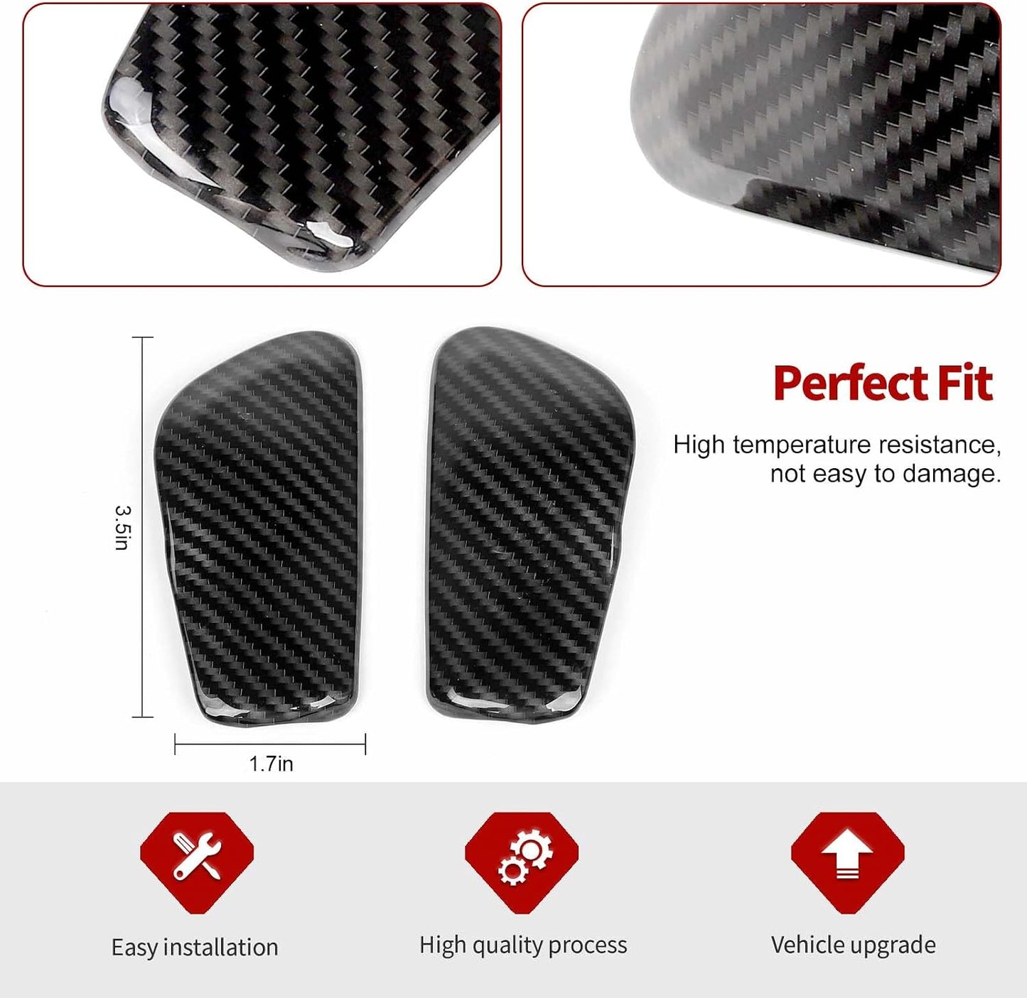 Cubierta palanca cambios fibra carbono Jeep Grand Cherokee