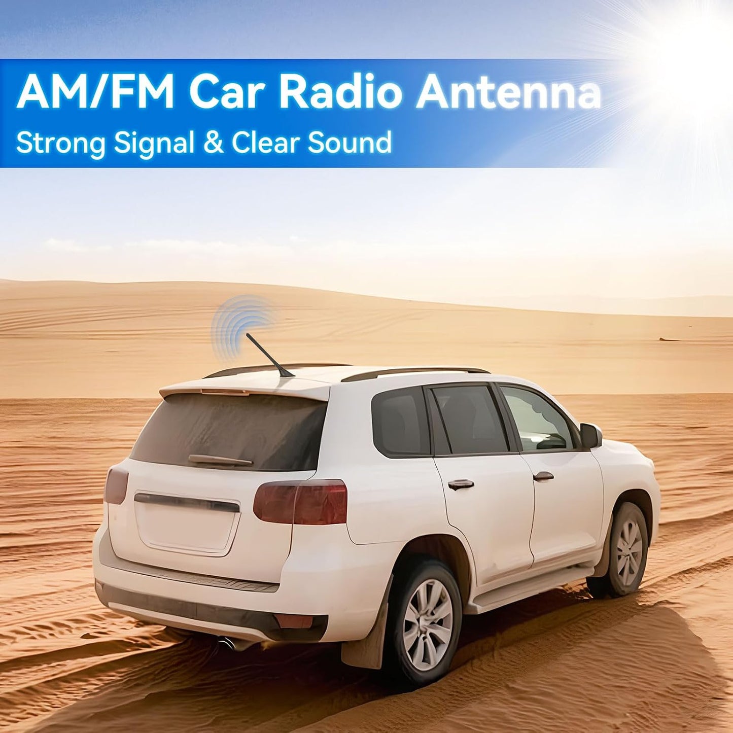 Soporte techo antena FM AM ajustable universal coche camión SUV