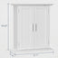 Botiquín baño estante ajustable 2 puertas blanco