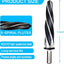 Broca escariadora M2 HSS 1-1/8" para acero metal madera