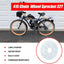 Cadena 32 dientes para bicicleta motorizada 49-80cc plata