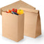 Bolsas papel kraft 60uds 9.8x5.5x13pulg para panadería