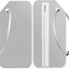 3 Pzas Etiquetas Aluminio Viaje Identificación Plateado