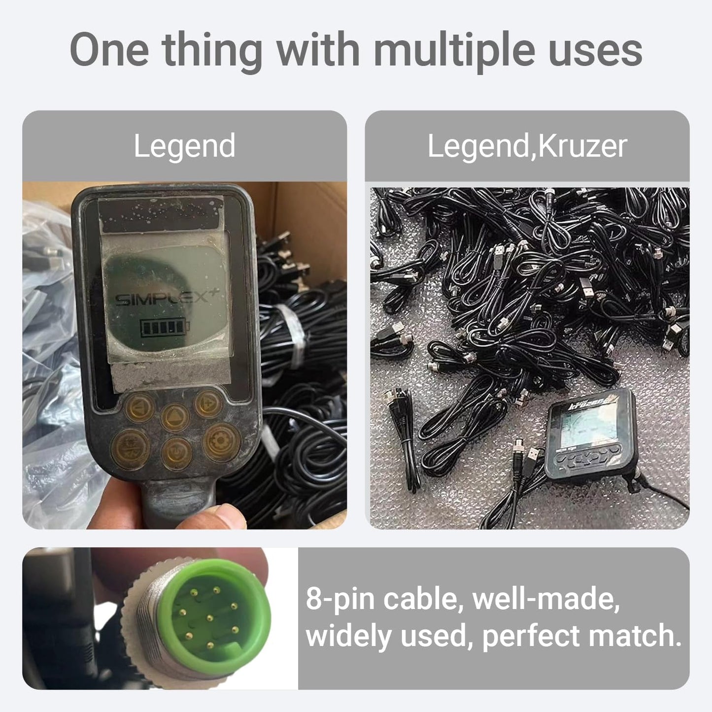 Cable USB para detectores metales Simplex Plus Kruzer