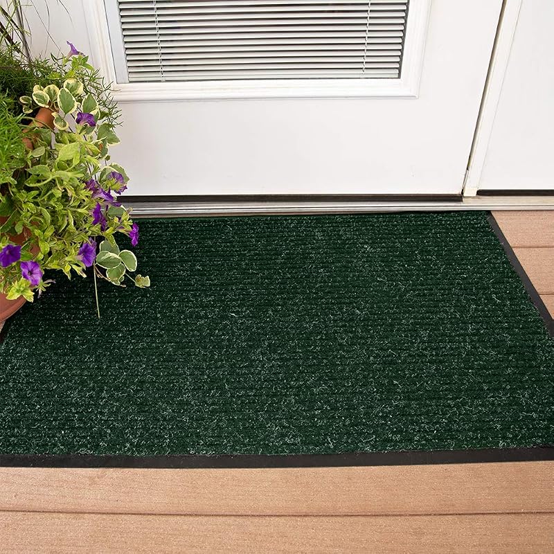 Alfombra entrada cepillo 4x6ft absorbente resistente