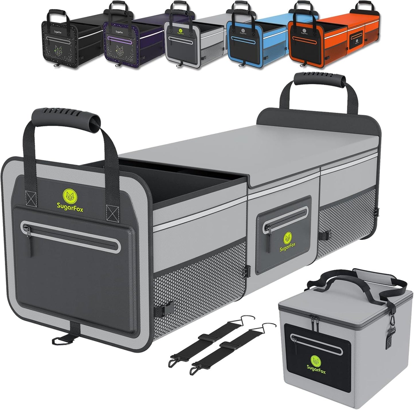 Organiz. maletero 95l con bolsa hielo 26l impermeable