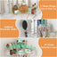 Organiz. esquinero 3 niveles baño cocina