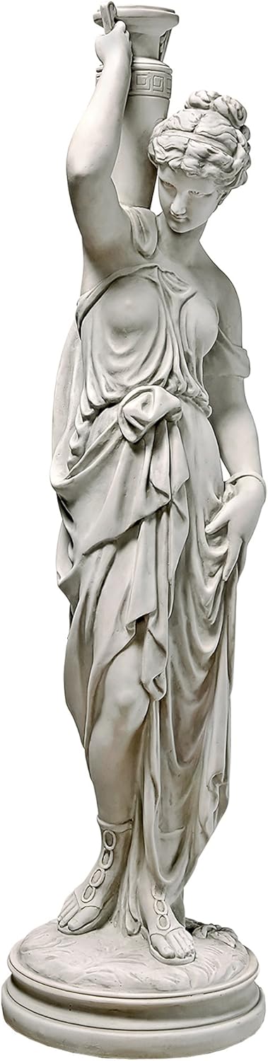 Estatua jardín Dione 38pulg resina piedra antigua