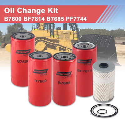 Kit filtro aceite motor D13 2 Pzas