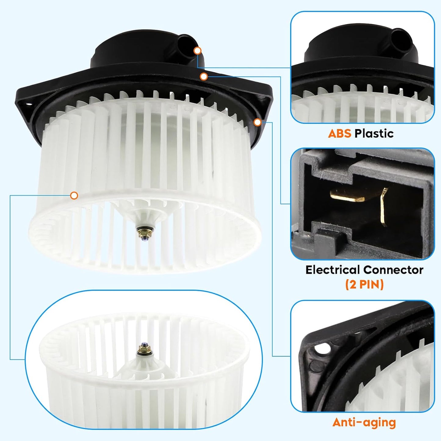 Motor ventilador HVAC para Nissan Pathfinder 96-04