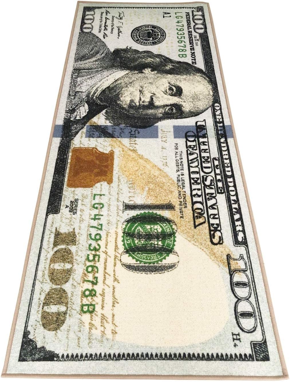 Alfombra corredor billete 31.5 para sala cocina