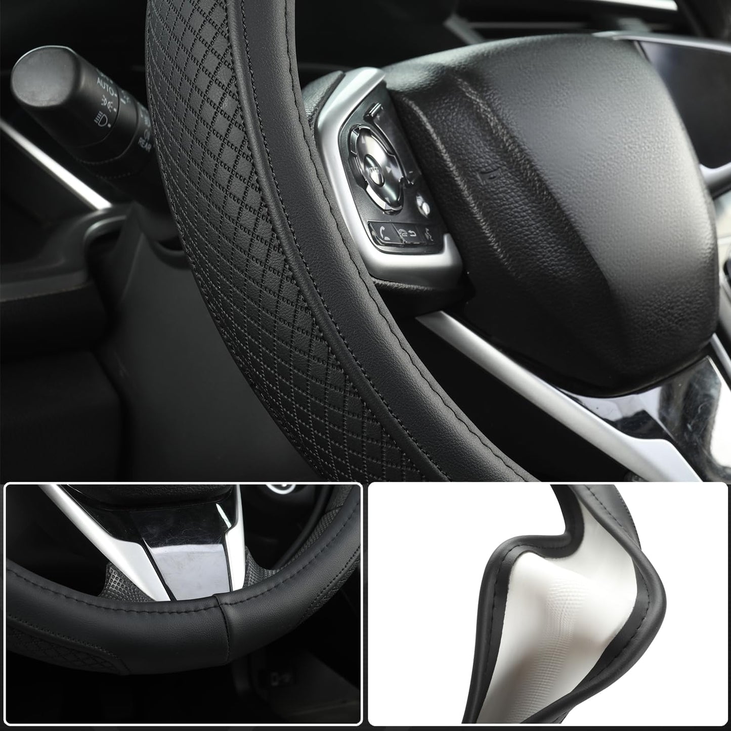 Funda volante Ford Negro