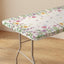 Mantel rectangular 72x30pulg diseño margaritas primavera elástico