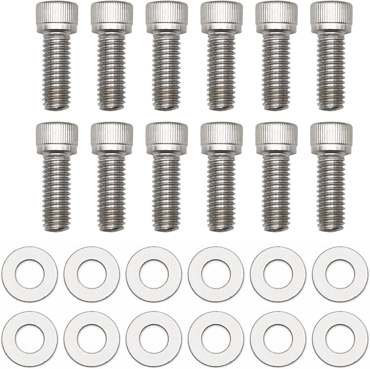 Kit 24 pernos acero inox comp cabezal escape Chevy VGen