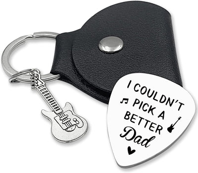 Púa guitarra acero inox grabada regalo papá músico