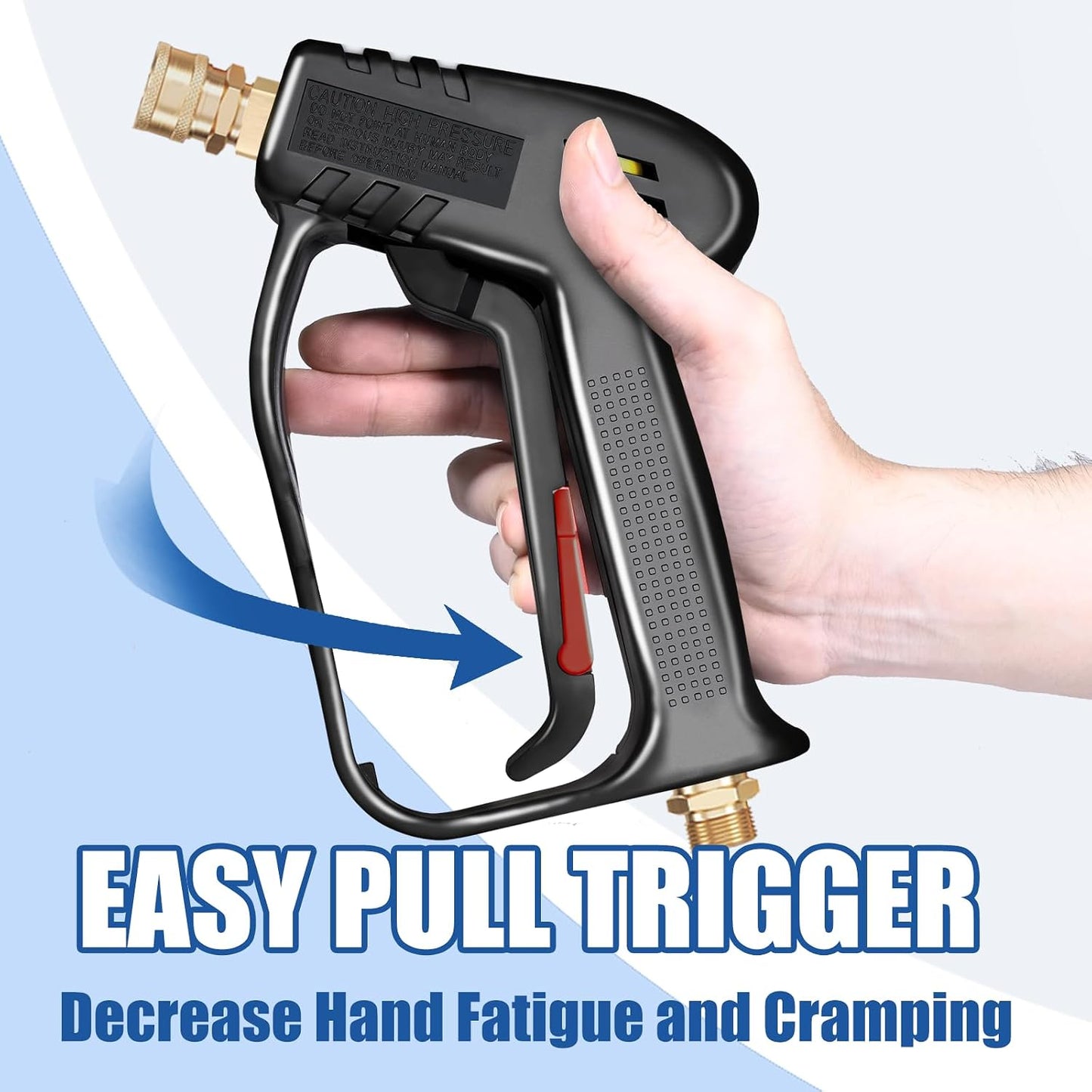 Pistola lavado presión 4000psi 7gpm con 5 boquillas
