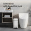 Cubo basura acero inox 6L con cubo extraible baño oficina