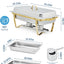Set 4 Chafer Acero Inox 8qt para Catering