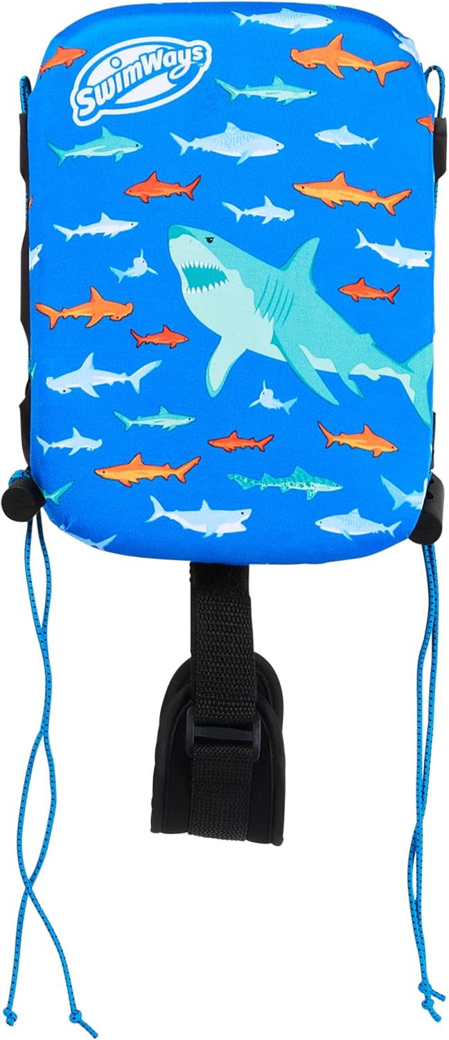 Chaleco natación ajustable para niños tiburón talla M