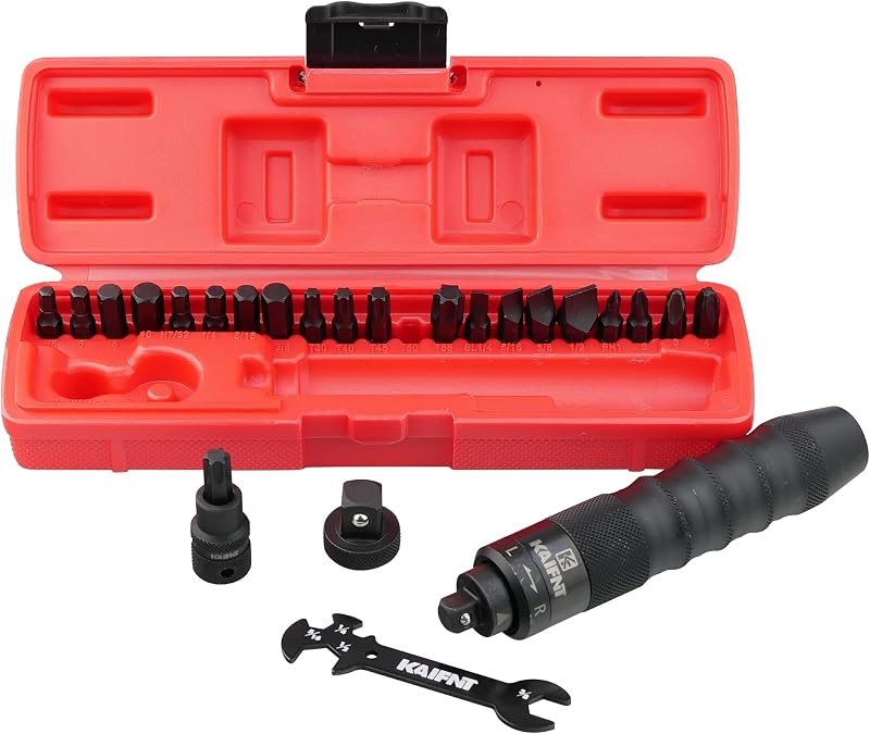 Set 25 Pzas Destornilladores Impacto 3/8-1/2"
