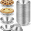 Pack 50 Moldes Antiadherente Aluminio para Magdalenas Cupcakes