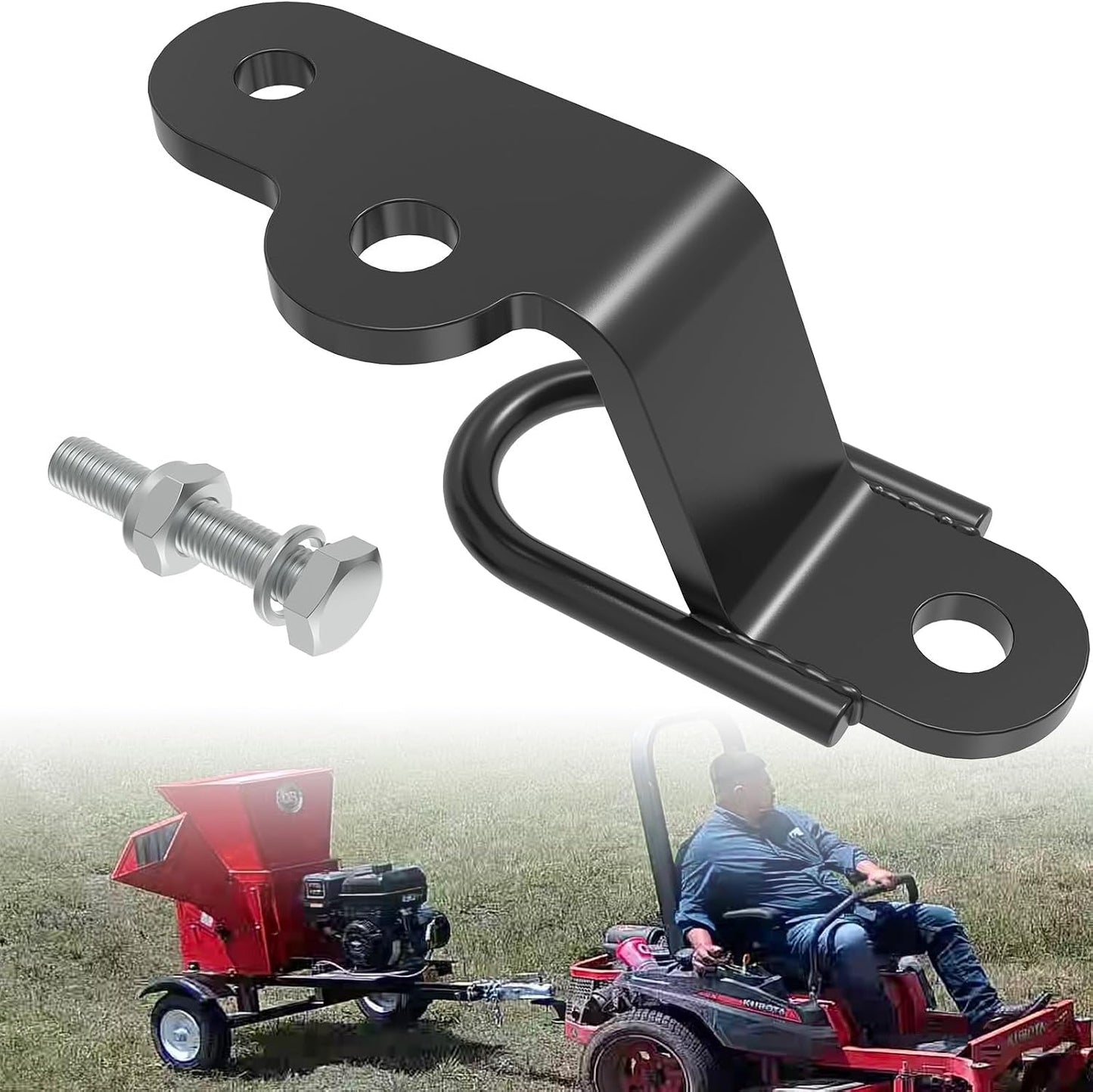 Enganche 3 vías para ATV/UTV universal resistente