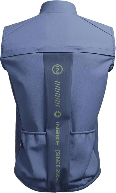 Chaleco ciclismo unisex sin mangas transpirable 2 bolsillos