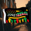 Bandera Juneteenth 3x5pies doble cara exterior