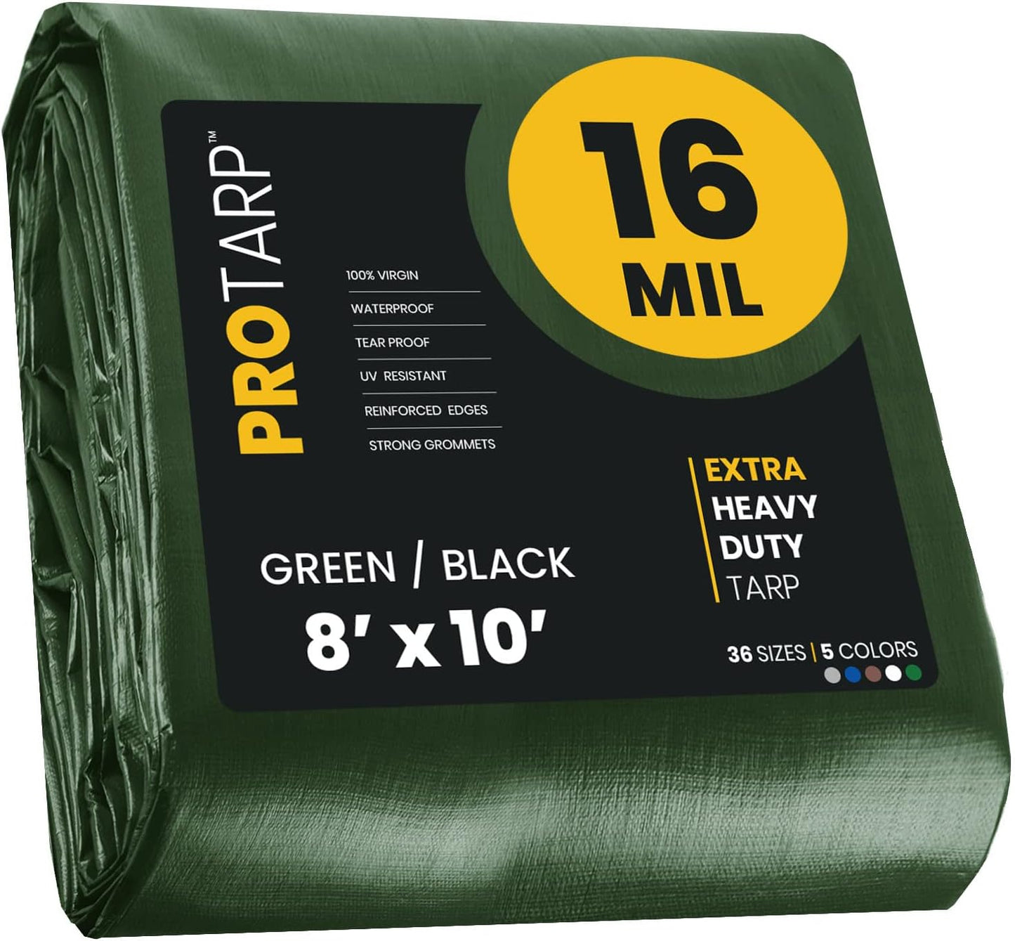 Lona polietileno 16mm impermeable UV resistente