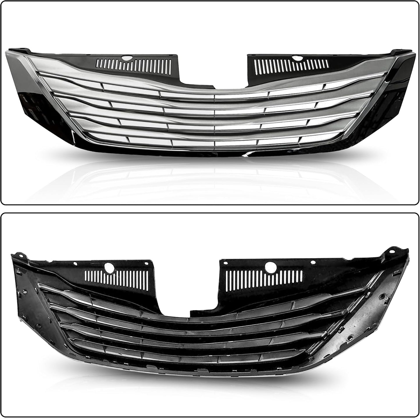Parrilla delantera cromada para Toyota Sienna