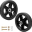 Ruedas cortacésped 7" set 2 orificio 0.5"