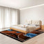 Alfombra 5x6ft antiderrap para dormitorio y sala