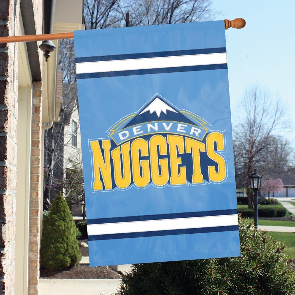 Bandera NBA 28x44" decoración pared deportiva
