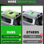 Barra luces estroboscópicas 72 LED verde blanco 12-24V