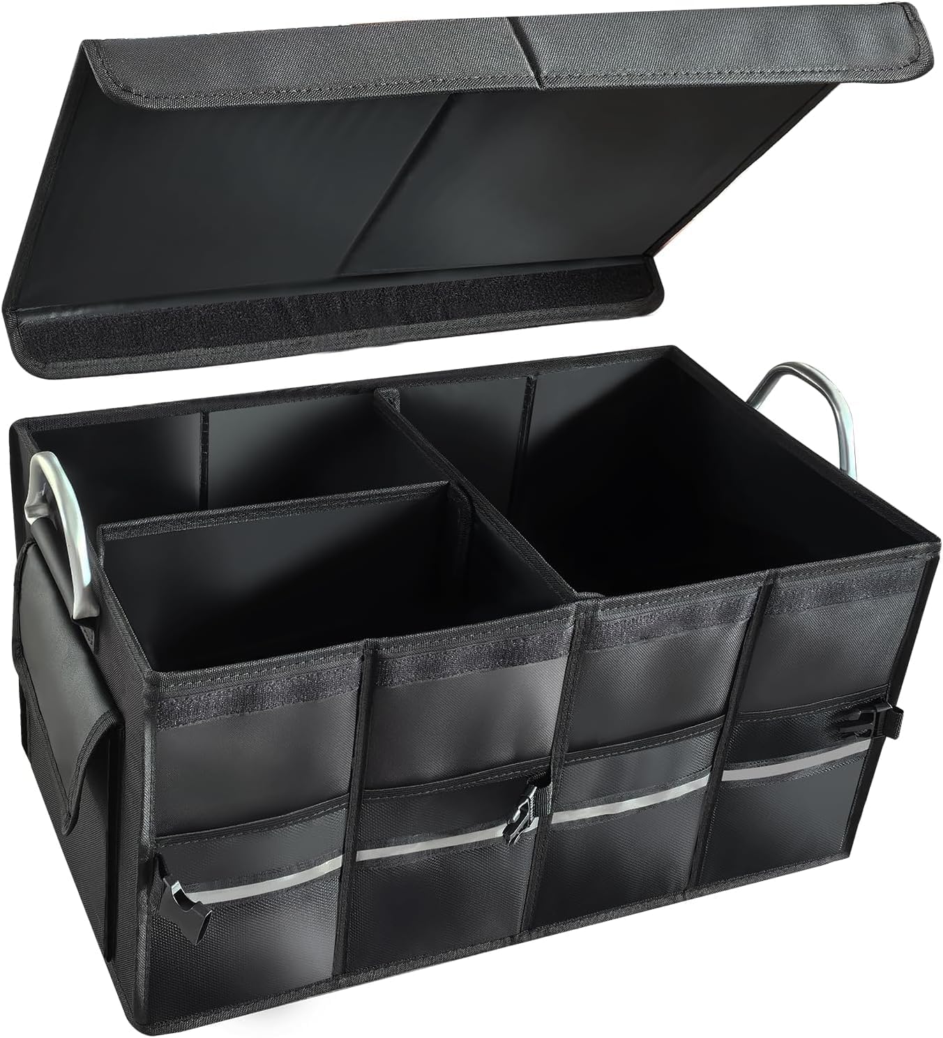 Organiz. maletero plegable varios compartimentos coche JB-06