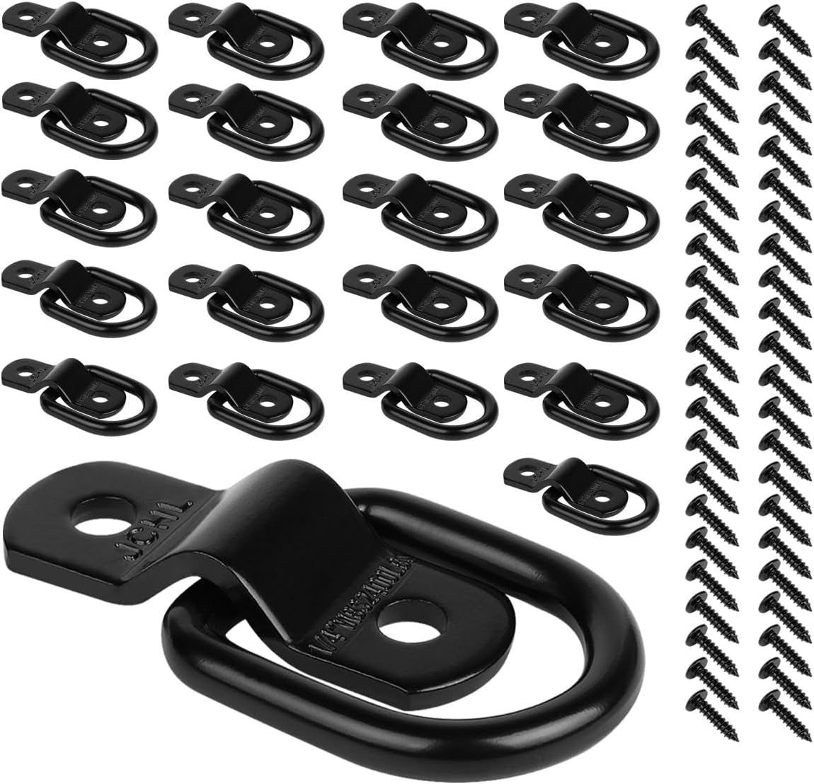 Anclajes anillo en D para remolque 2400lb 1/4 pack 22