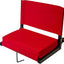 Silla estadio STADREDXL asiento acolchado color rojo