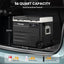 Refrigerador auto 12v doble zona 56qt -4℉—68℉ compresor