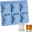 Molde cubos hielo vaca 3D reutilizable para fiesta
