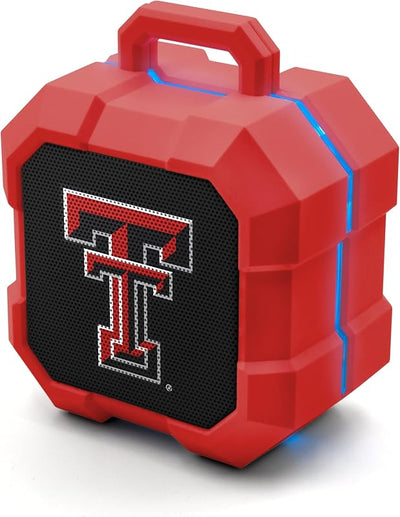 Altavoz inalámbrico Shockbox NCAA con Bluetooth y luz LED