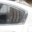 2 Paneles Fibra Carbono Estilo Deportivo Ventana Honda