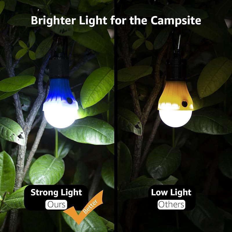 2 Linternas Camping LED con Baterías y Cable USB