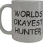 Taza café elefante blanco humor regalo oficina cazador