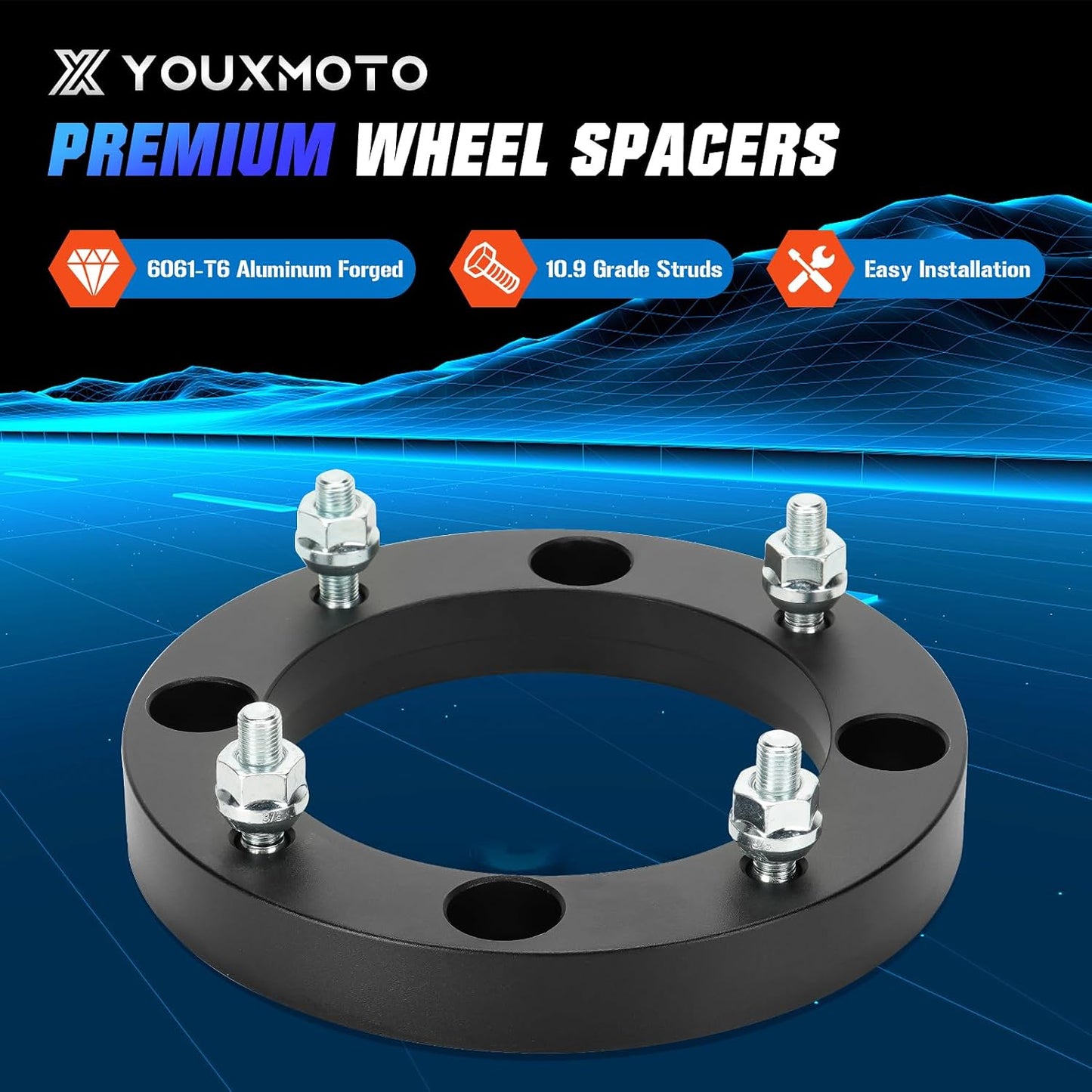 Espaciadores rueda ATV 1" 4x156 para Polaris Kawi