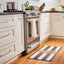 Tapete cocina antifatiga color negro/blanco 20x39pulg