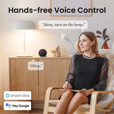 Mini plug wifi comp Alexa Google Home 2.4GHz
