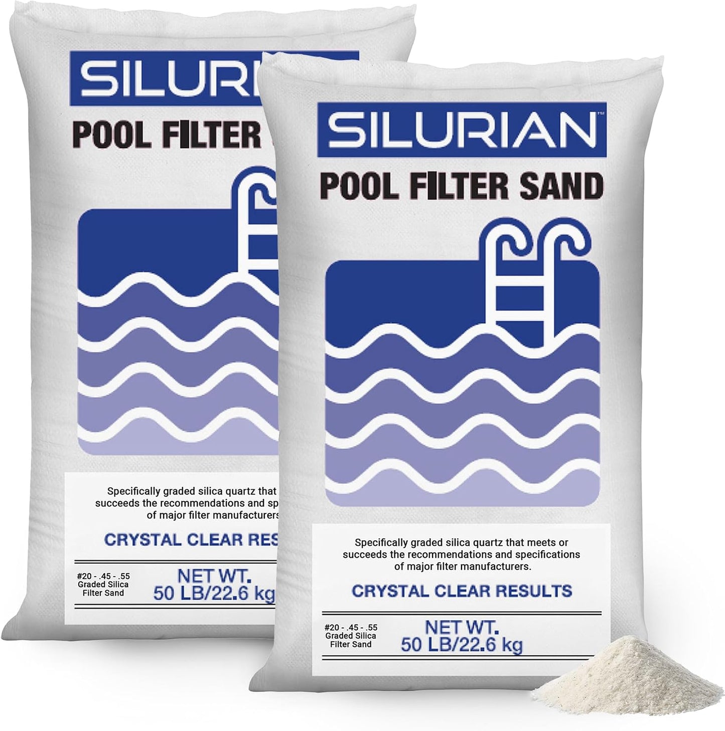 2 Filtros Angular Silica Grado 20 para Piscina