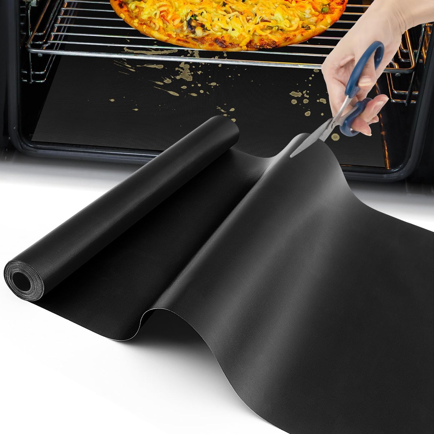 Revestimiento horno 16x75pulg antiadherente grueso reutiliz.