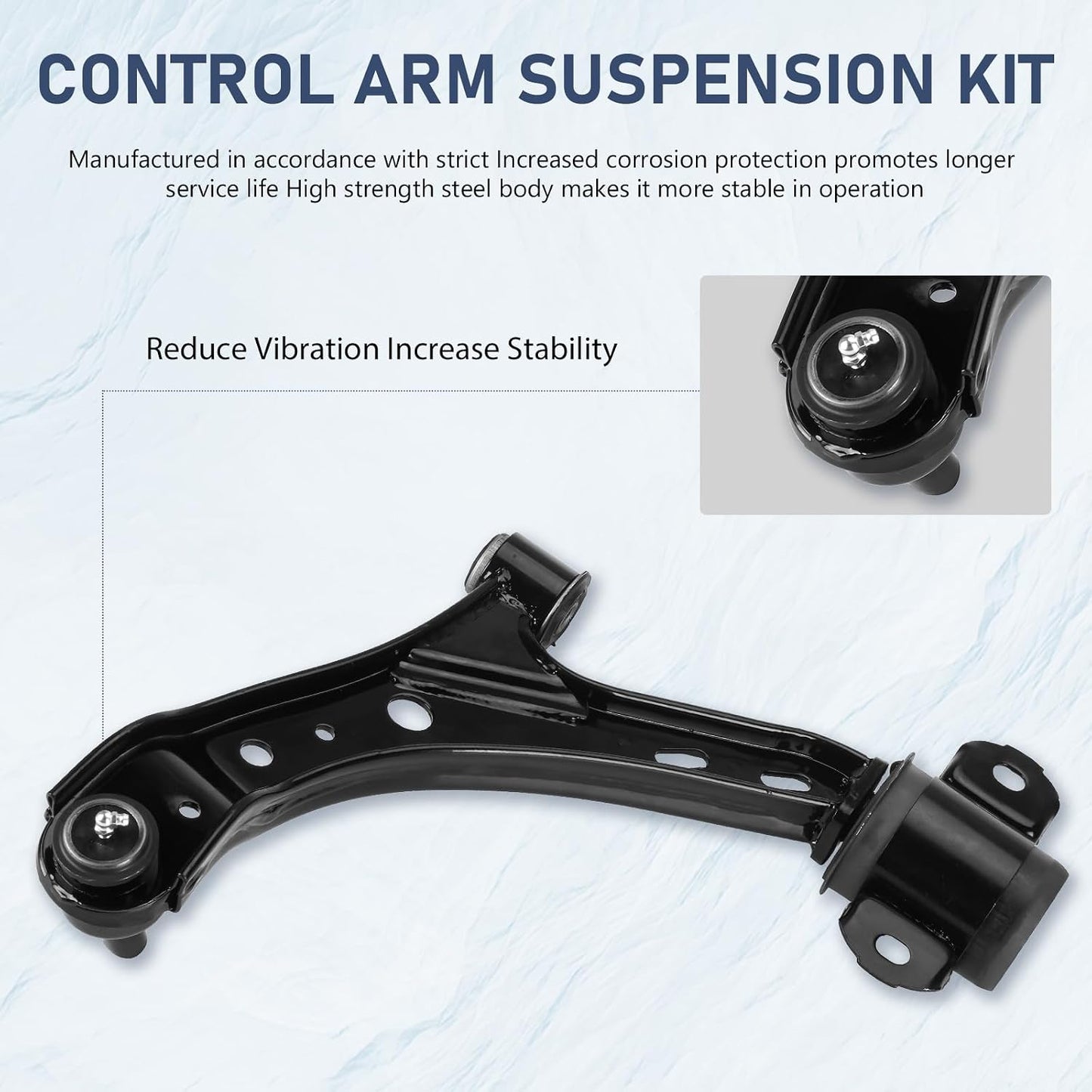 Set 8 Pzas Brazo Control Delantero Ford Mustang